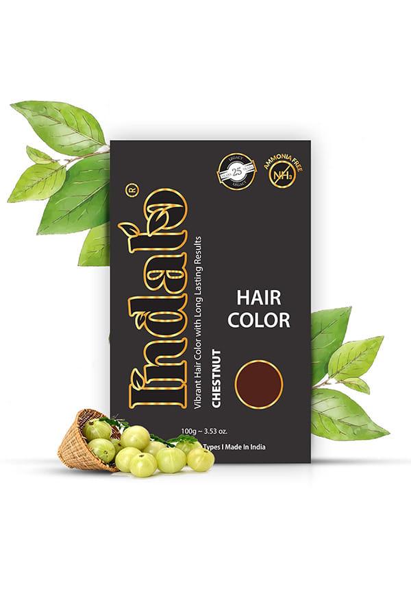 Herbal Based Hair Colour with Amla and Brahmi - Chestnut