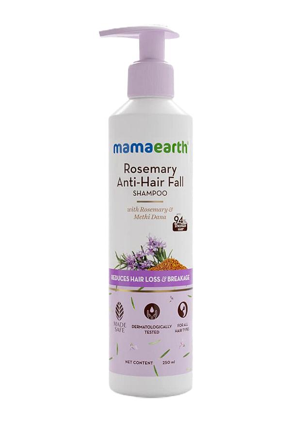 Rosemary Anti-Hair Fall Shampoo with Rosemary & Methi Dana for Reducing Hair Loss & Breakage