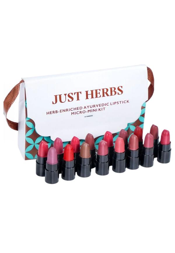 Herb Enriched Ayurvedic Lipstick Shade Sampler Kit
