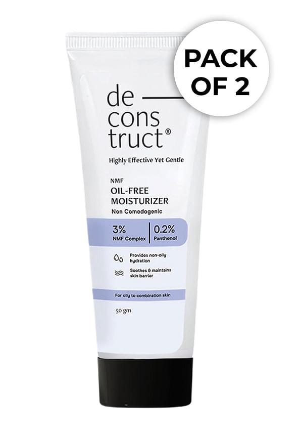 Oil-Free Moisturizer for Oily Skin - 3% NMF Complex + 0.2% Panthenol (Pack Of 2)