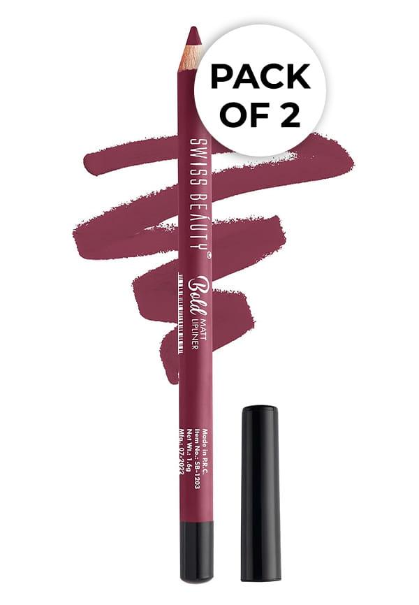 Bold Matte Lipliner Pencil Shade-11 (Pack Of 2)