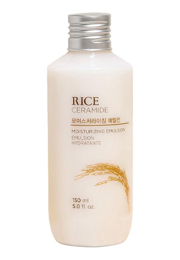 Rice & Ceramide Moisturizing Emulsion, Locks Skin Moisture