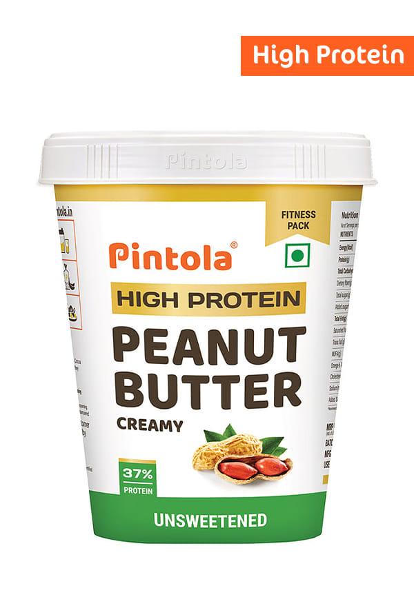 High Protein All Natural Unsweetened Peanut Butter Creamy