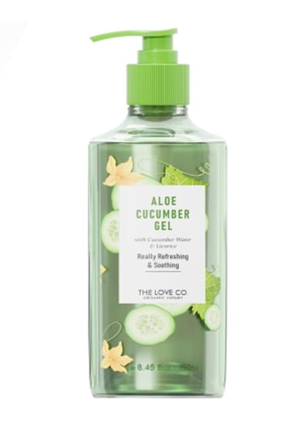 Cucumber Aloe Vera Gel For Face, Skin - Pure Aloevera Gel for Sunburn Relief