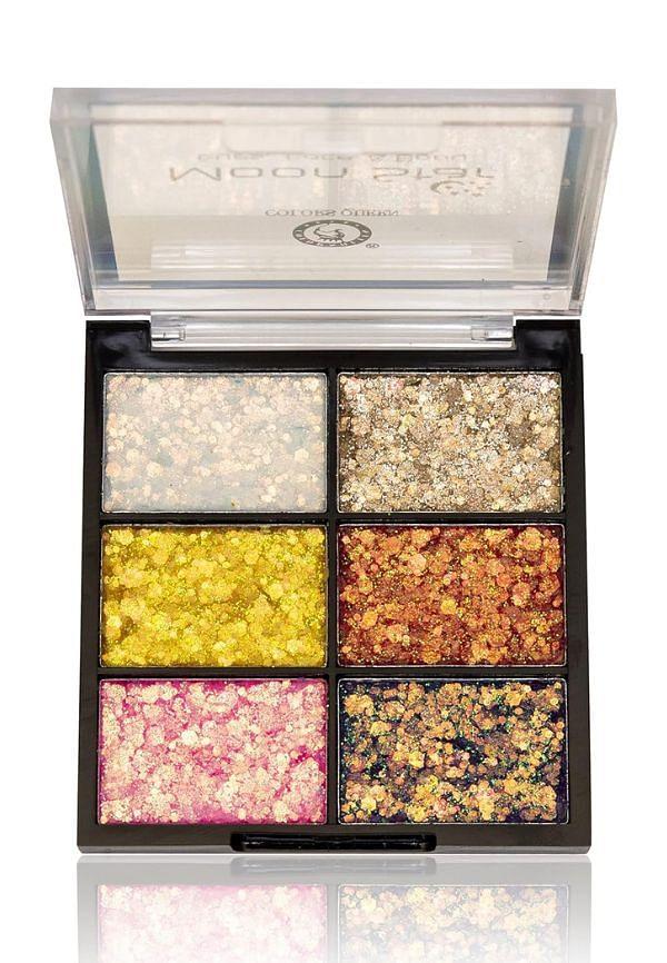 Moon Star 6 Color Glitter Eyeshadow Palette