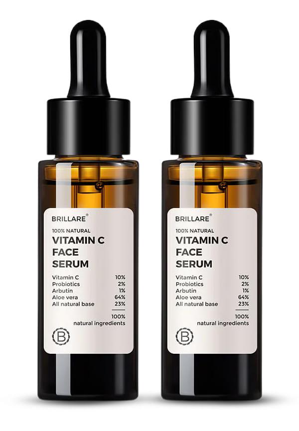10% Vitamin C Face Serum For Bright, Glowing Skin| Pack Of 2