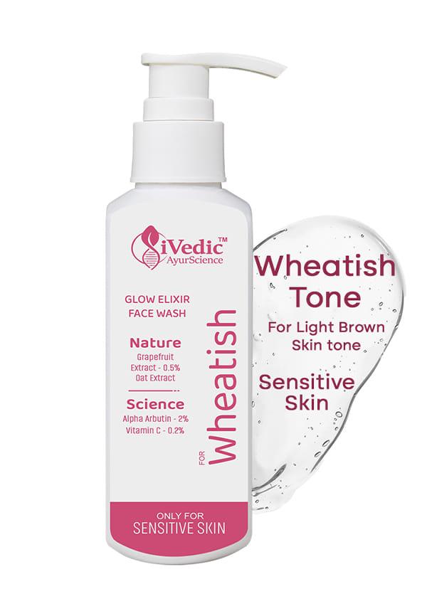 Glow Elixir Skin Brigthening Face Wash|Only For Sensitive Skin with Wheatish tone