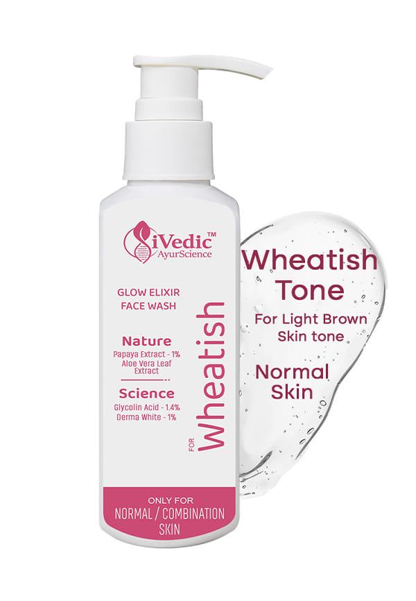 Glow Elixir Skin Brigthening Face Wash |Only For Normal Skin with Wheatish tone