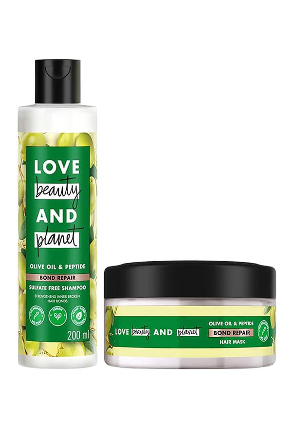 Olive Oil & Peptide Bond Repair Shampoo & Hair Mask