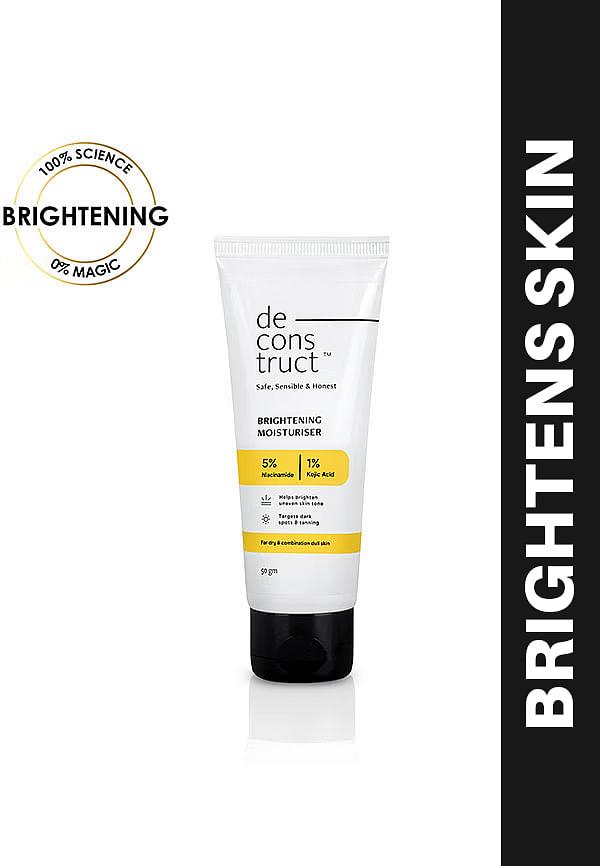Niacinamide Brightening Moisturizer- 5% Niacinamide + 1% Kojic Acid + 5% Vitamin C + Vitamin E