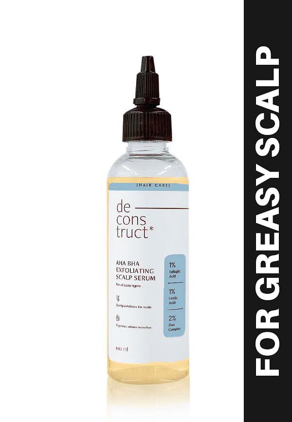 AHA BHA Exfoliating Scalp Serum - 1% Salicylic Acid + 1% Lactic Acid + 2% Zinc Complex