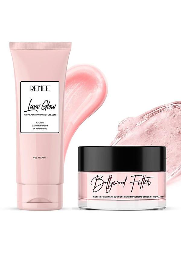 Bollywood Filter Face Primer + Lumi Glow Highlighter Moisturizer