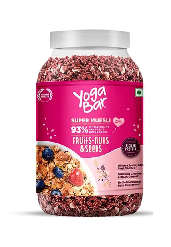 Fruit & Nut Muesli, Super Save Pack, Wholegrain Breakfast, High Fiber Pouch