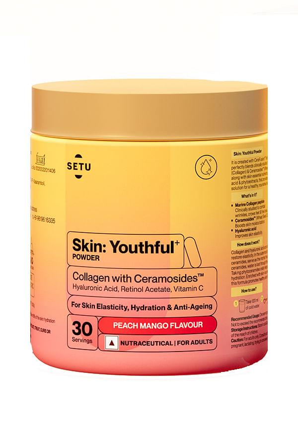 Youthful with 8g Marine Collagen + Ceramosides™ for 4X Faster Hydration