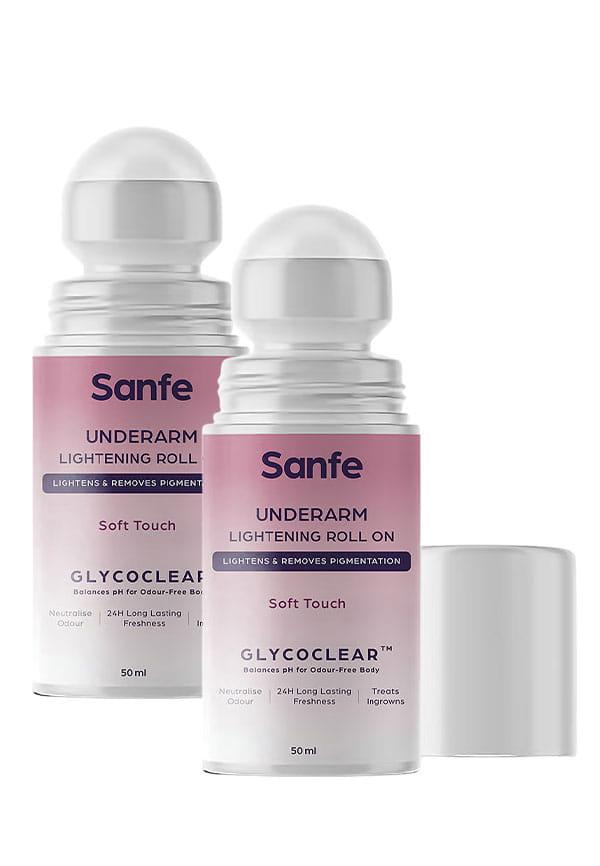 Underarm Lightening Roll On (Soft Touch) with 5% AHA | Pack of 2