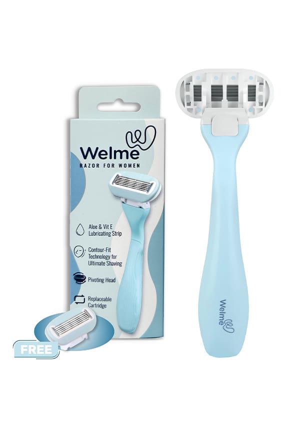 Reusable Hair Removal Razor for Women with Aloe Vera & Vitamin E