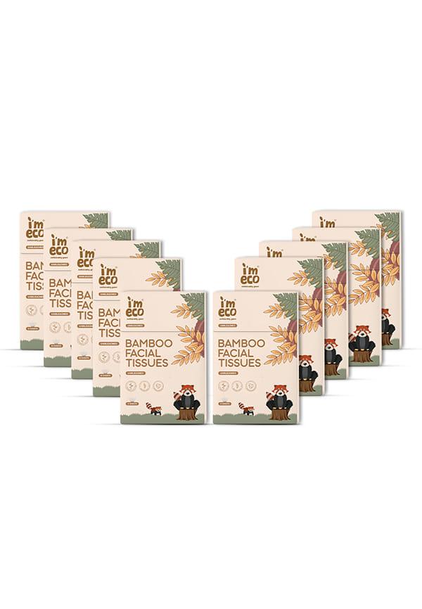 Bamboo Pocket Tissue | Ultra-Soft Travel Friendly Facial Wipe