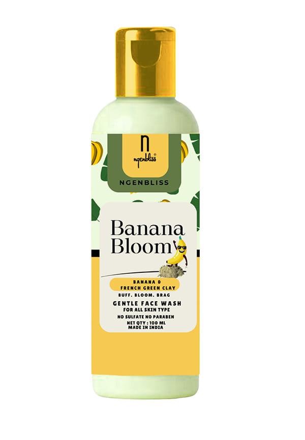 Banana & Green Clay Face Wash – Nourish, Detox & Glow