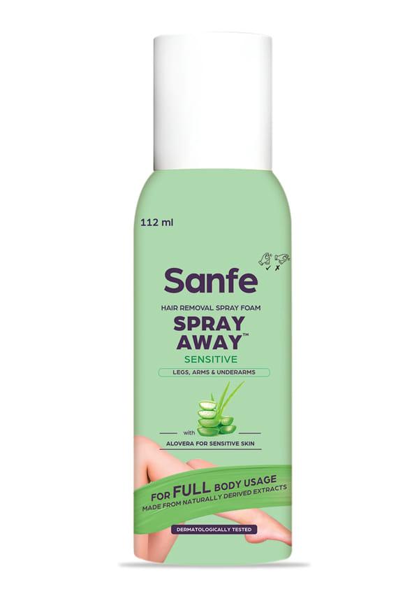 Hair Removal Spray Foam Spray Away Sensitive- Aloevera