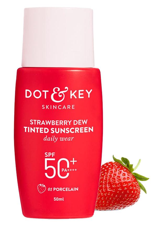 Strawberry Dew Tinted Sunscreen Spf 50+ Pa++++