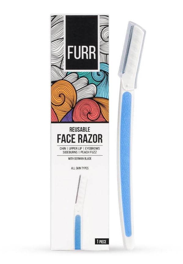 FURR Face Razor Women Facial hair Reusable With German Blade For Smooth & Instant Hair Removal