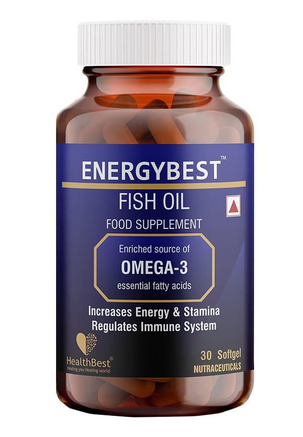 Fish Oil Softgel Capsules Enriched Source of Omega-3 EPA DHA 1000mg