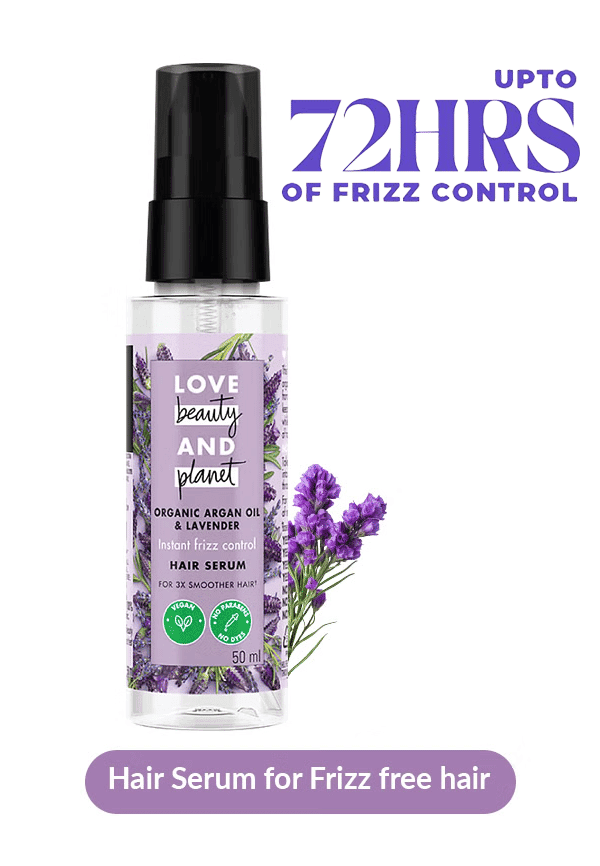 Argan Oil & Lavender Hair Serum for Frizz free hair 50ml