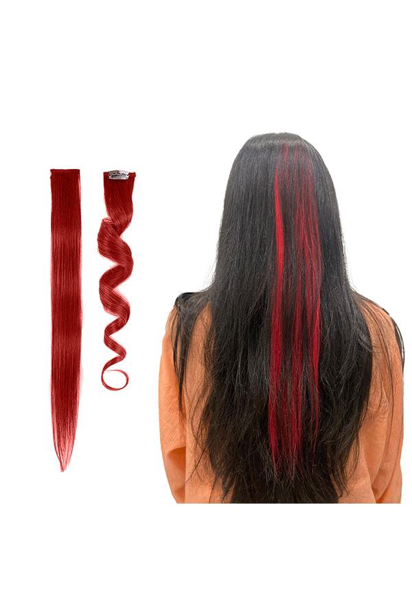 Glam Strands Hair Extensions | 100% Natural Human Hair, Hair Clip In Color Streaks