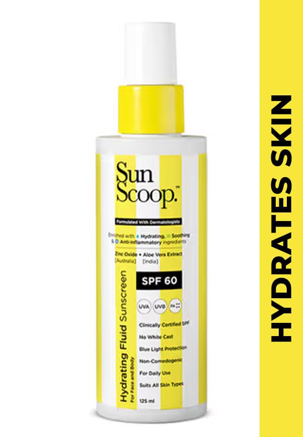 Hydrating Fluid Sunscreen For Face and Body, SPF 60 PA++++