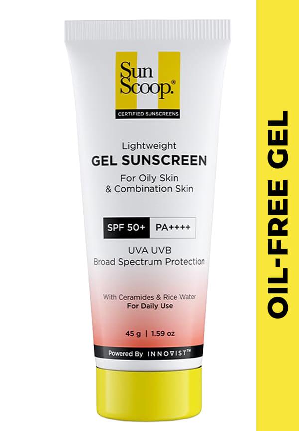 Ceramide & Rice Water Gel Sunscreen | SPF 50+ PA++++ | Oil-Free Finish