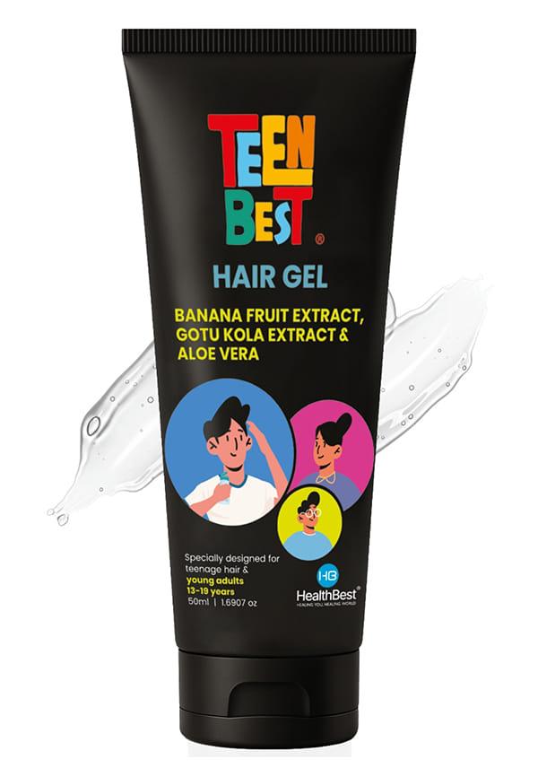 Hair Gel for Teens Boys & Girls 13–19 Years Strong Hold Non-Sticky Styling Gel