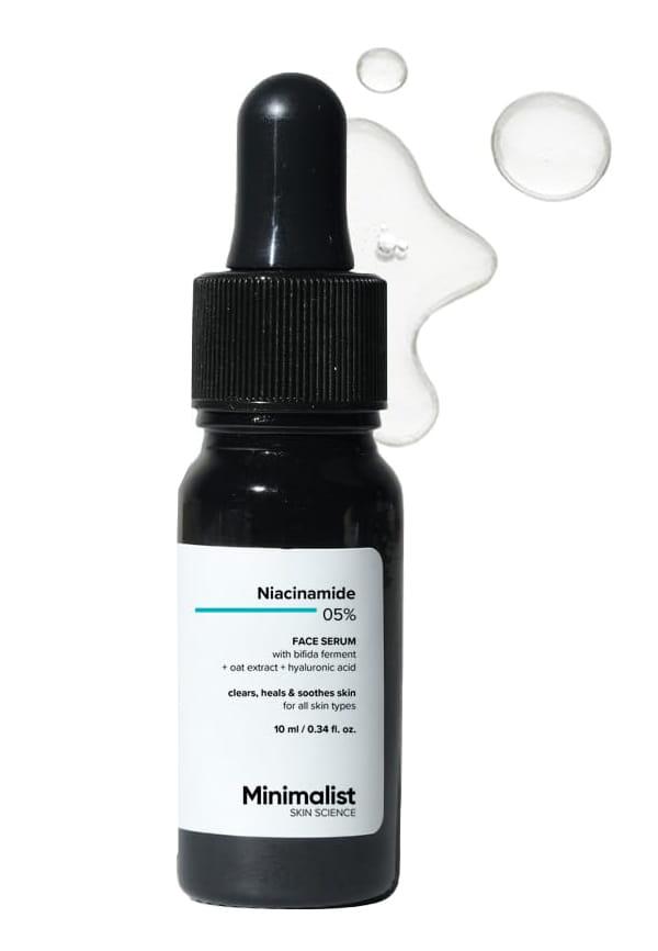 5% Niacinamide Face Serum For Glowing & Clear Skin With 1% Hyaluronic Acid