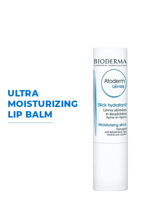 Atoderma Levres Ultra Hydrating Lip Balm for Dry, Chapped Lips