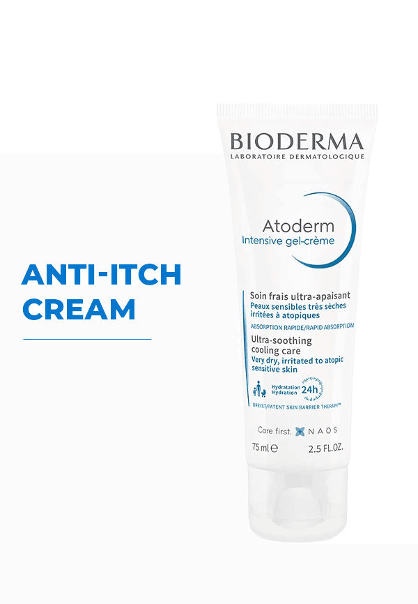 Atoderm Intensive Gel Creme For Anti-Itching, Lipid-Replenishing Treatment