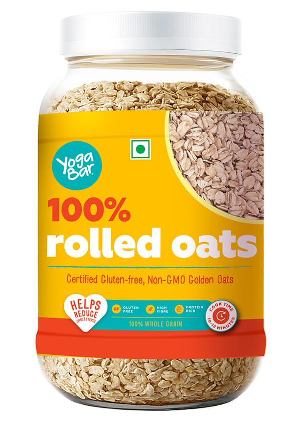 100% Rolled Oats Jar