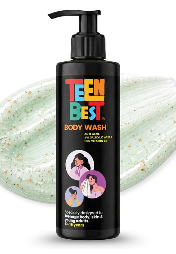 Teens Anti Acne Body Wash for Back Acne & Body Pimples