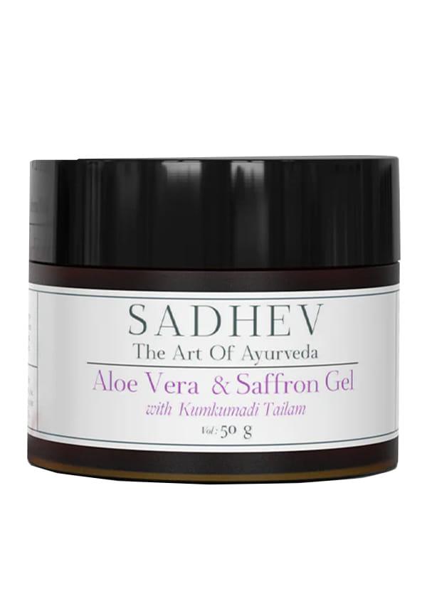 Aloe Vera Gel with Saffron and Kumkumadi Tailam 50gm