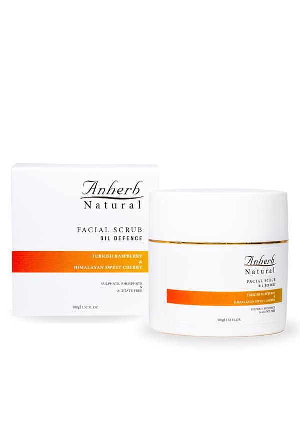 Oil defence Facial Scub With Turkish Raspberry & Himalayan Sweet Cherry For Control Oil + Removing Impurities