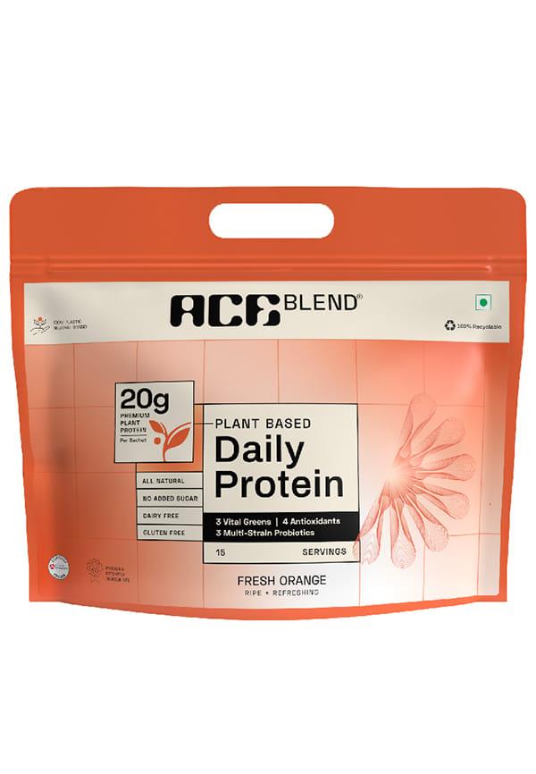 DAILY 20G Vegan Plant Protein Powder, Orange Flavour