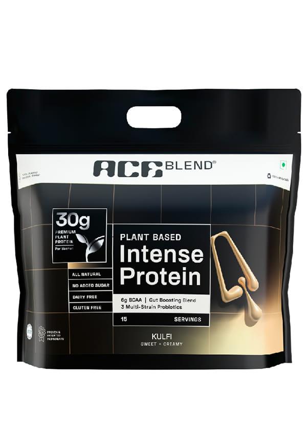 INTENSE 30G A-Grade Plant Protein Powder, Kulfi Flavour