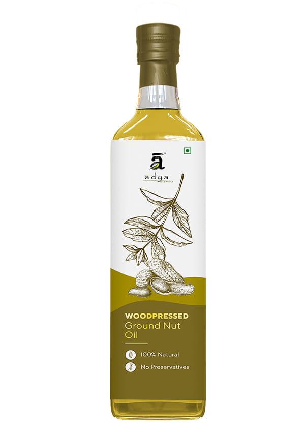 Woodpressed Groundnut oil