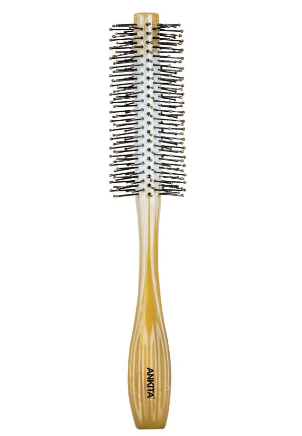 Round Hair Brush with Nylon Bristle