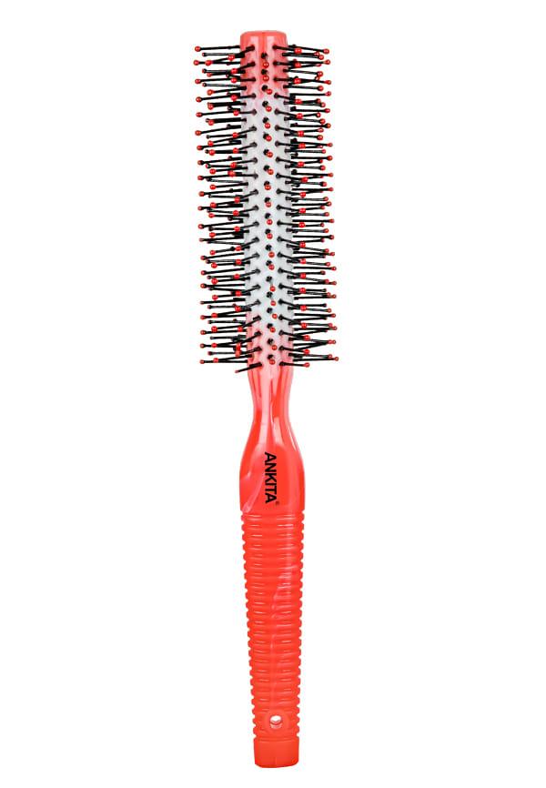 Round Hair Brush with Nylon Bristle
