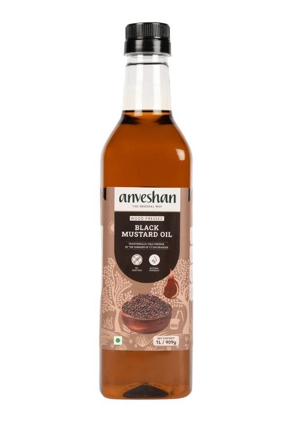 Wood Cold Pressed Black Mustard Oil
