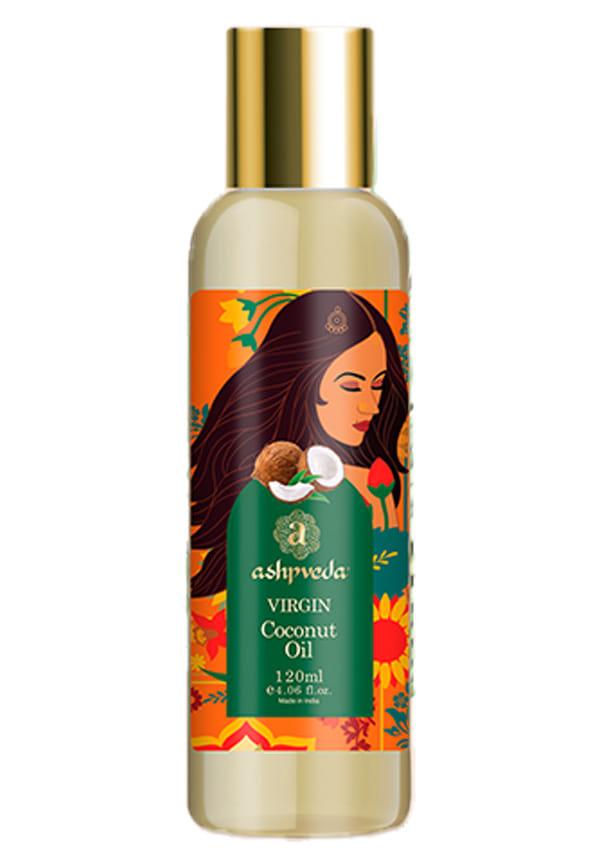 Organic Cold Pressed Virgin Coconut Oil for Hair and Skin | Ayurvedic Herb Enriched Fragrance Oil, Enhancing Scalp Health and Promotes Skin Firmness 