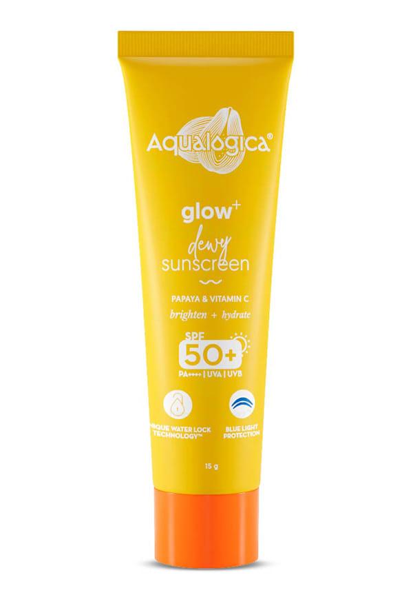 Glow+ Dewy Sunscreen SPF 50 PA++++ with Papaya & Vitamin C