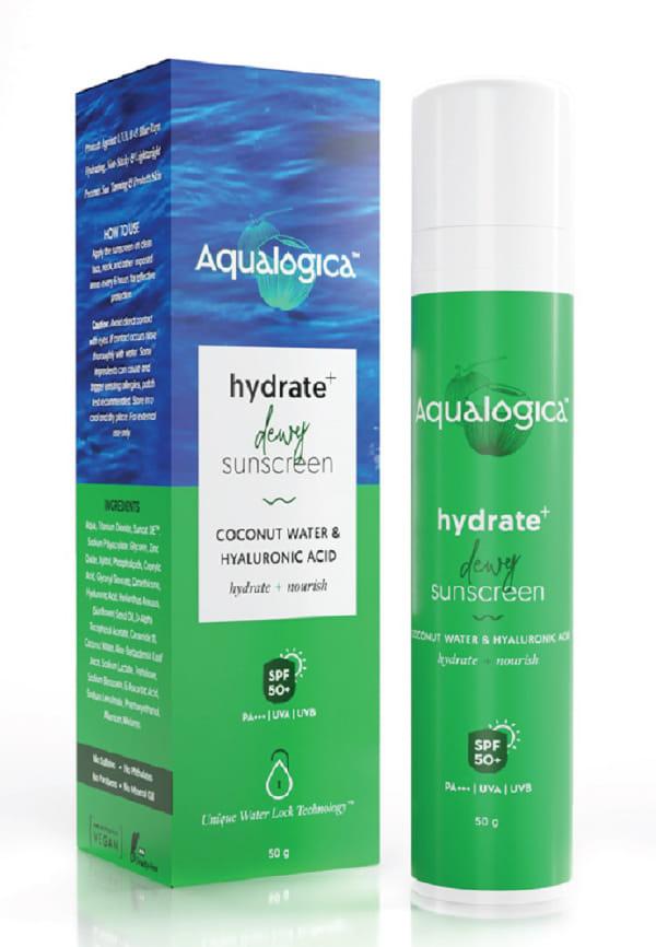 Hydrate+ Sunscreen with SPF 50 For UVA/B & Blue Light Protection, Gel