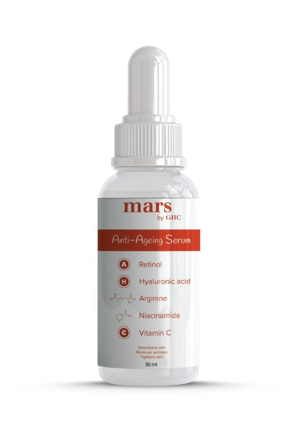 Anti Ageing Face Serum with 5% Niacinamide, 0.2% Retinol, Hyaluronic Acid, Arginine, Vit C - For Spotless Glow, Anti Wrinkle, Dullness & Fine Lines