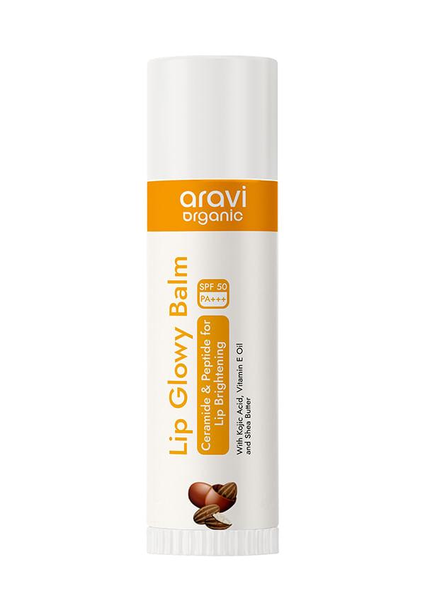Lip Glowy Balm With SPF 50 PA+++ & Kojic Acid - Ceramide & Peptide