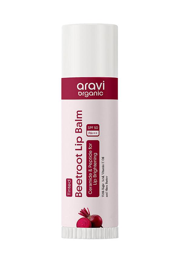 Beetroot Lip Balm With SPF 50 PA+++ & Kojic Acid | Ceramide & Peptide